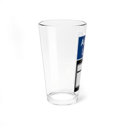 MD Blank Airport Loop (Maryland) (Road Sign) Pint Glass 16oz - Go Mug Yourself