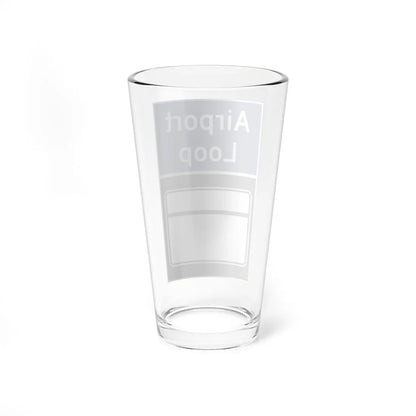 MD Blank Airport Loop (Maryland) (Road Sign) Pint Glass 16oz - Go Mug Yourself