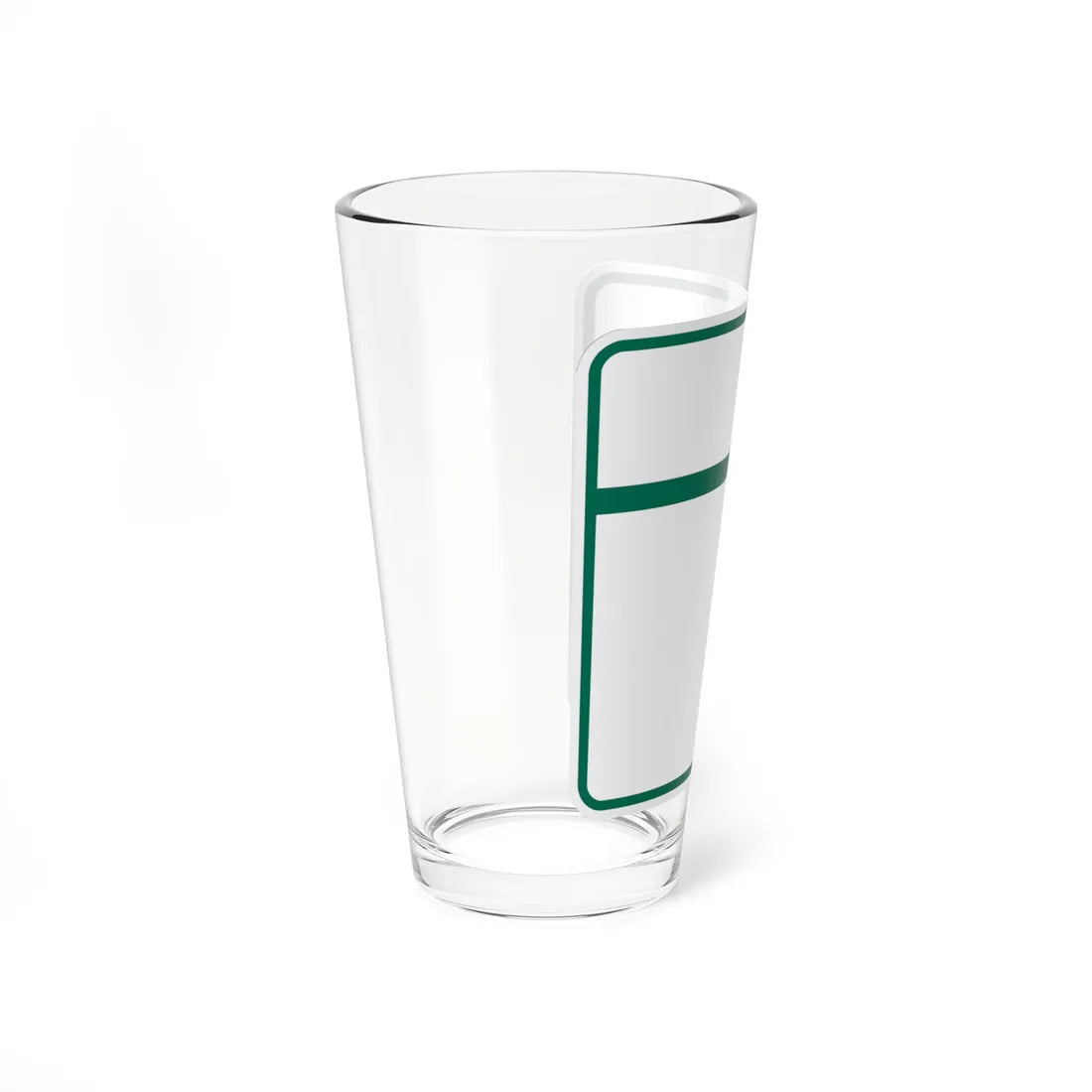 MD blank all business (Maryland) (Road Sign) Pint Glass 16oz - Go Mug Yourself