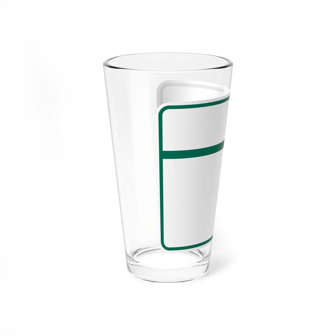 MD blank all wide business (Maryland) (Road Sign) Pint Glass 16oz - Go Mug Yourself