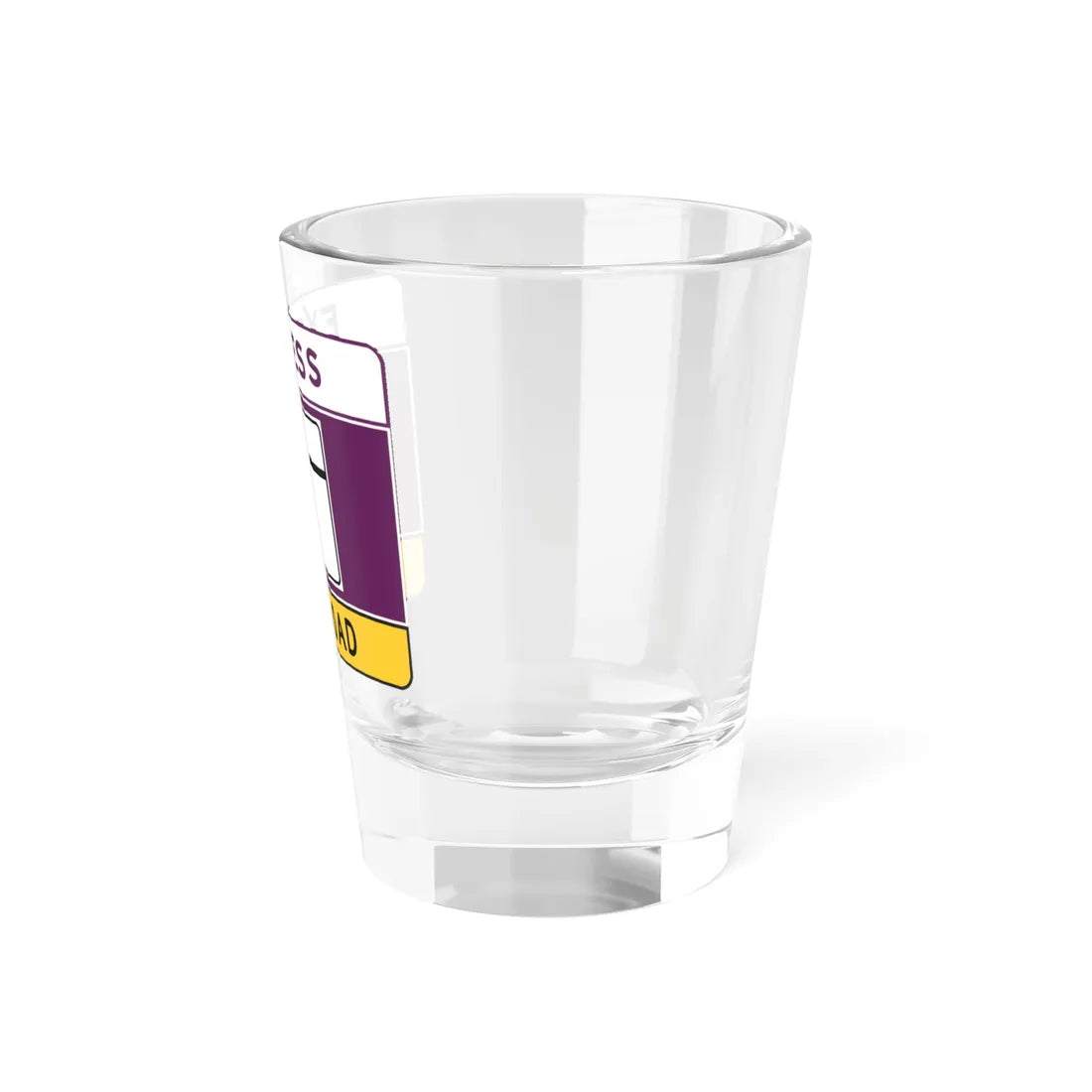 MD blank toll (Maryland) (Road Sign) Shot Glass 1.5oz - Go Mug Yourself
