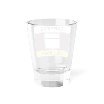 MD blank toll narrow (Maryland) (Road Sign) Shot Glass 1.5oz - Go Mug Yourself