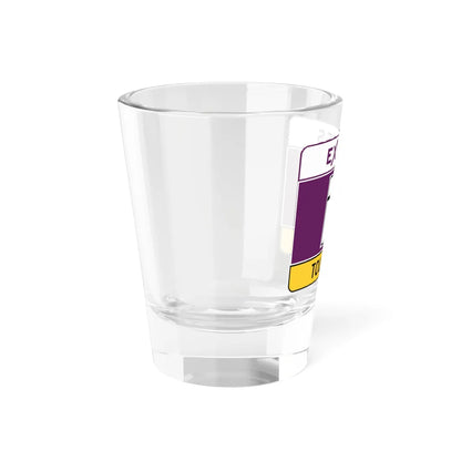 MD blank toll narrow (Maryland) (Road Sign) Shot Glass 1.5oz - Go Mug Yourself