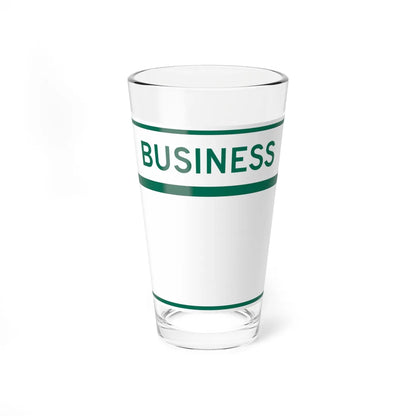 MD Blank wide Business (Maryland) (Road Sign) Pint Glass 16oz 16oz - Go Mug Yourself