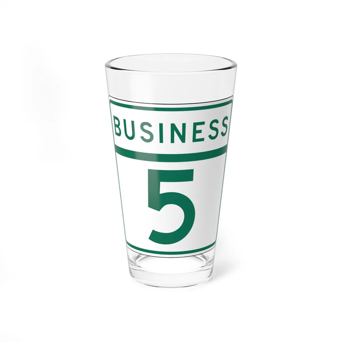 MD Business 5 (Maryland) (Road Sign) Pint Glass 16oz 16oz - Go Mug Yourself
