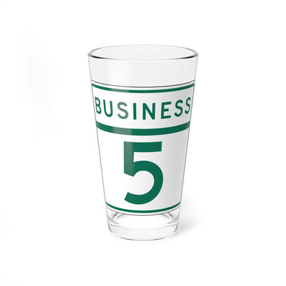 MD Business 5 (Maryland) (Road Sign) Pint Glass 16oz 16oz - Go Mug Yourself