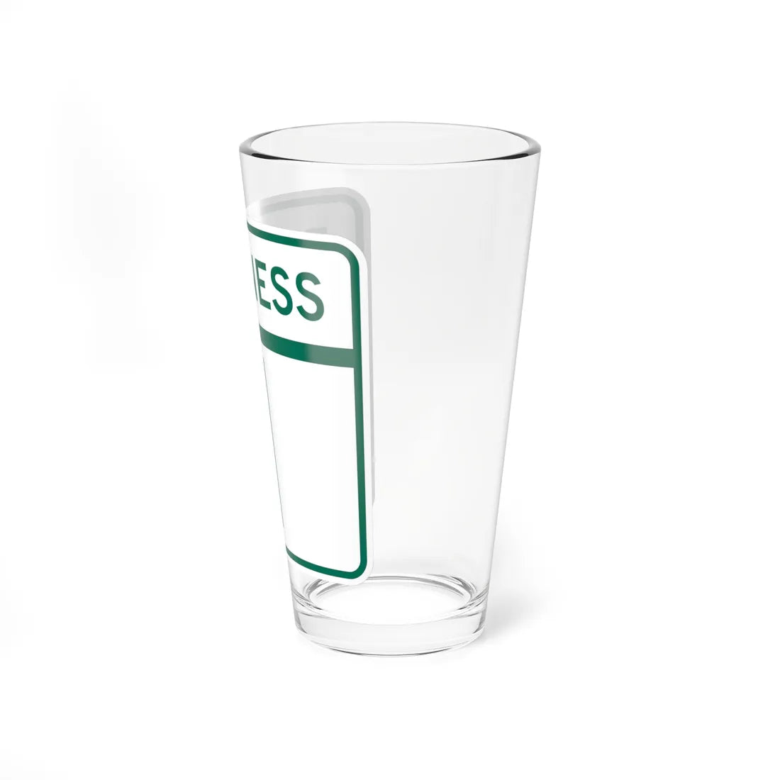MD business template (Maryland) (Road Sign) Pint Glass 16oz - Go Mug Yourself