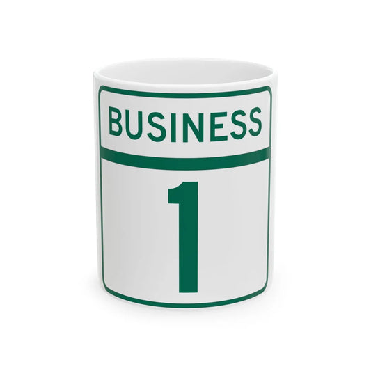 MD business template (Maryland) (Road Sign) White Coffee Mug 11oz - Go Mug Yourself