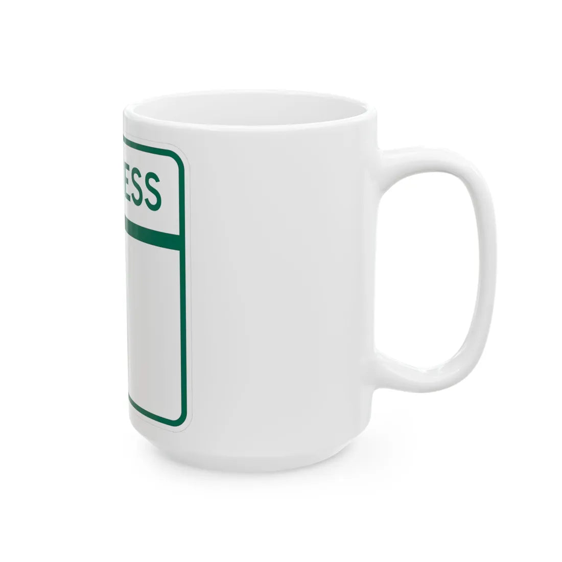 MD business template (Maryland) (Road Sign) White Coffee Mug - Go Mug Yourself
