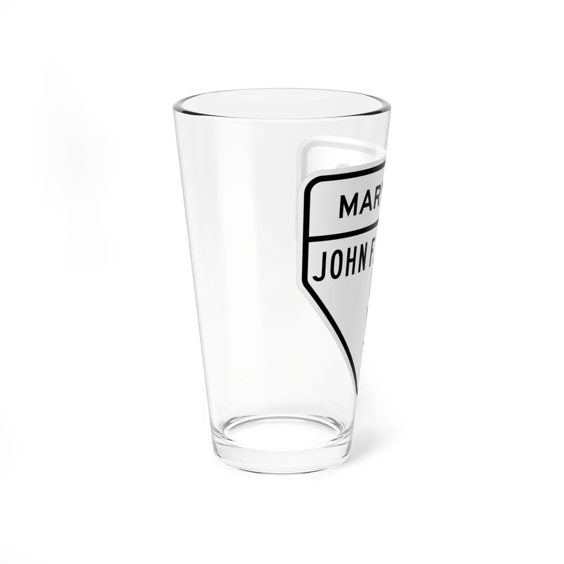 MD JFK Highway (Maryland) (Road Sign) Pint Glass 16oz - Go Mug Yourself