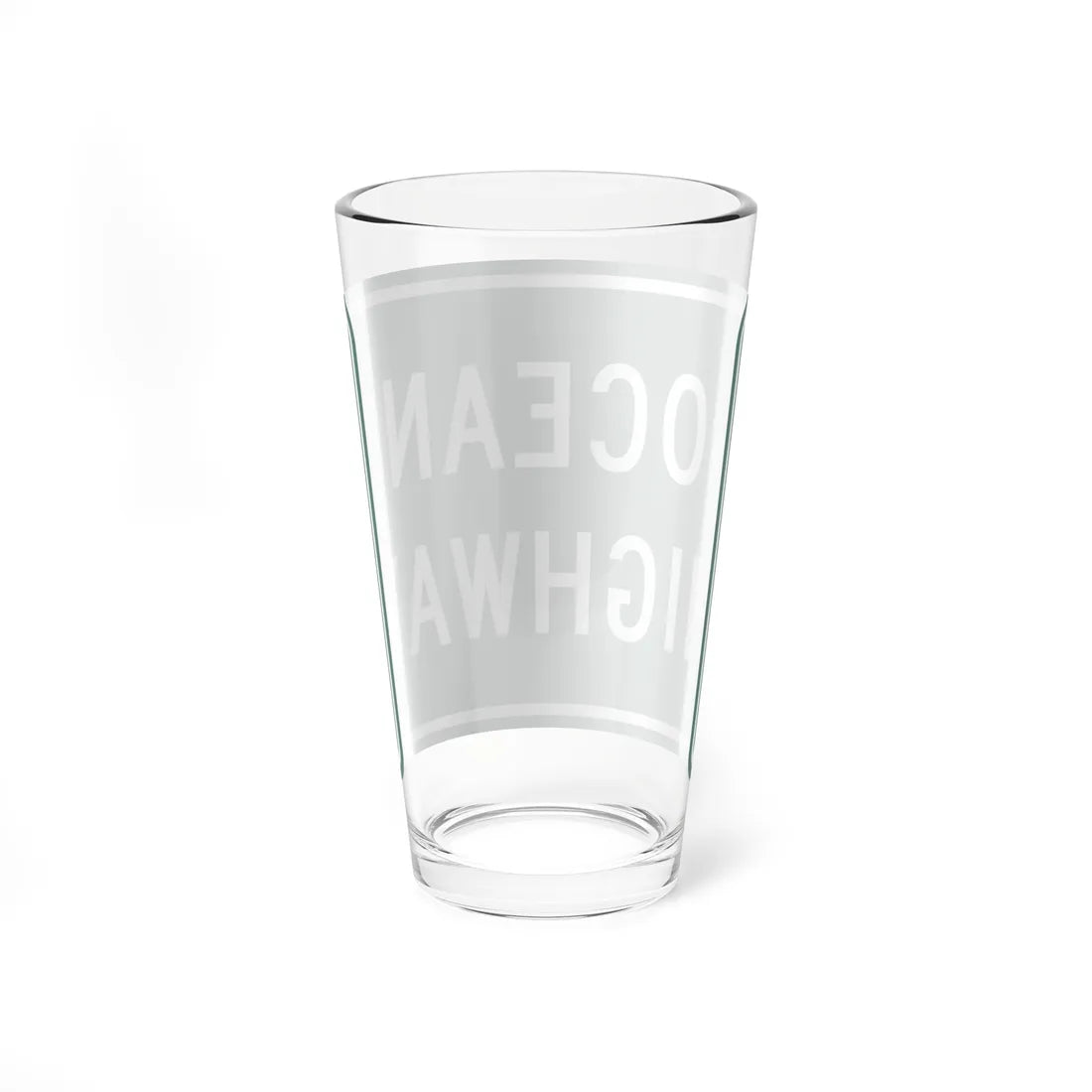 MD Ocean Highway (Maryland) (Road Sign) Pint Glass 16oz - Go Mug Yourself