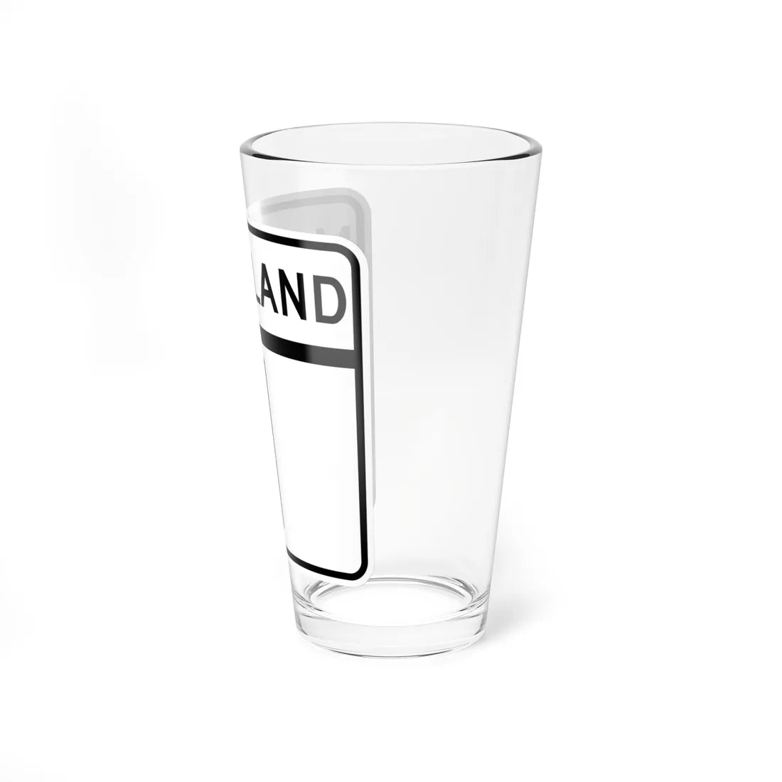 MD Route 1 (Maryland) (Road Sign) Pint Glass 16oz - Go Mug Yourself