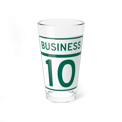 MD Route 10 Business (Maryland) (Road Sign) Pint Glass 16oz 16oz - Go Mug Yourself