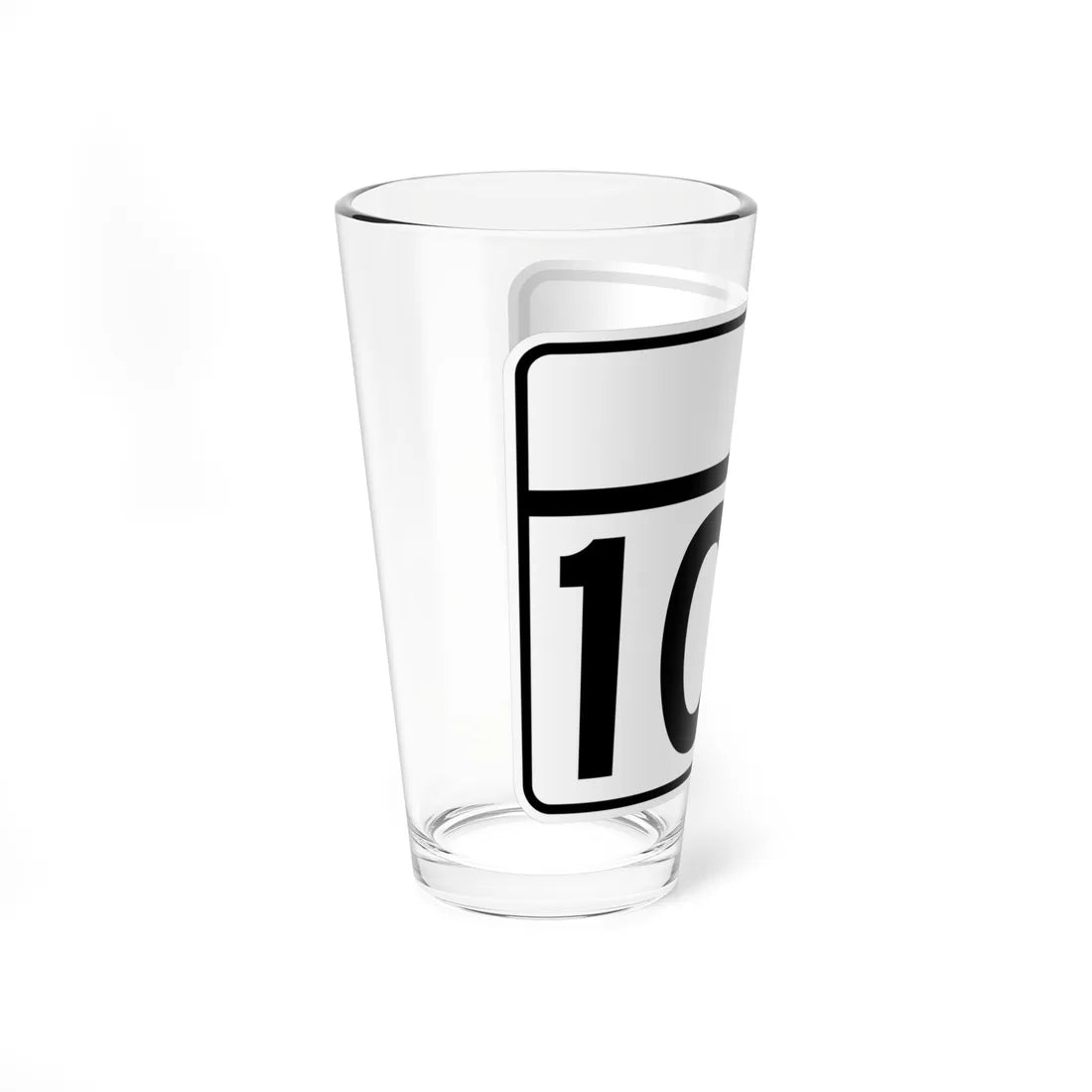 MD Route 100 guide (Maryland) (Road Sign) Pint Glass 16oz - Go Mug Yourself