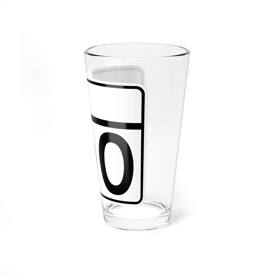 MD Route 100 guide (Maryland) (Road Sign) Pint Glass 16oz - Go Mug Yourself