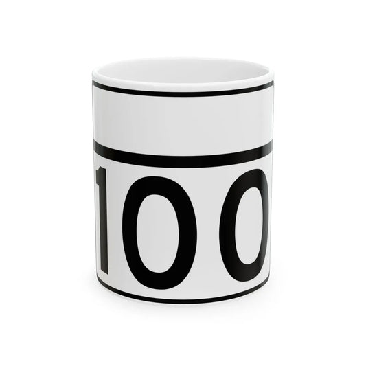 MD Route 100 guide (Maryland) (Road Sign) White Coffee Mug 11oz - Go Mug Yourself