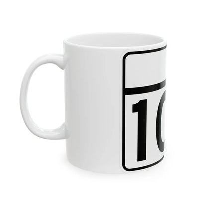 MD Route 100 guide (Maryland) (Road Sign) White Coffee Mug - Go Mug Yourself