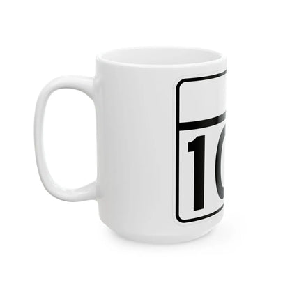 MD Route 100 guide (Maryland) (Road Sign) White Coffee Mug - Go Mug Yourself