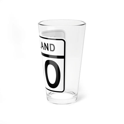 MD Route 100 (Maryland) (Road Sign) Pint Glass 16oz - Go Mug Yourself