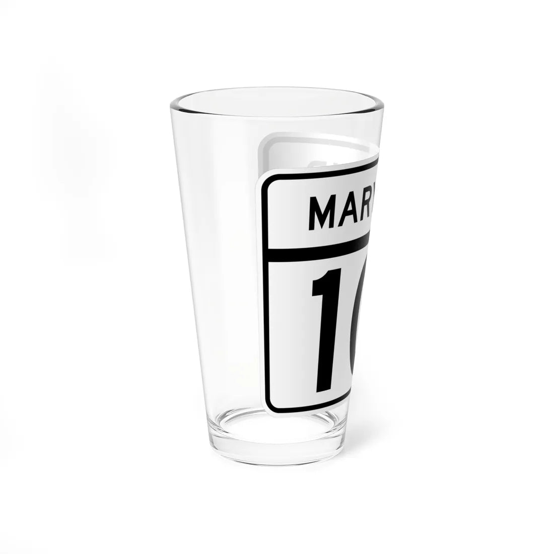 MD Route 101 (Maryland) (Road Sign) Pint Glass 16oz - Go Mug Yourself