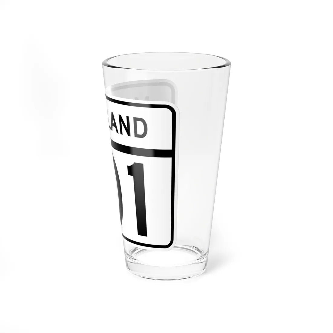 MD Route 101 (Maryland) (Road Sign) Pint Glass 16oz - Go Mug Yourself