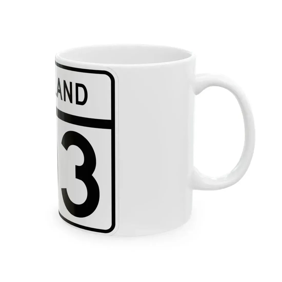 MD Route 103 (Maryland) (Road Sign) White Coffee Mug - Go Mug Yourself