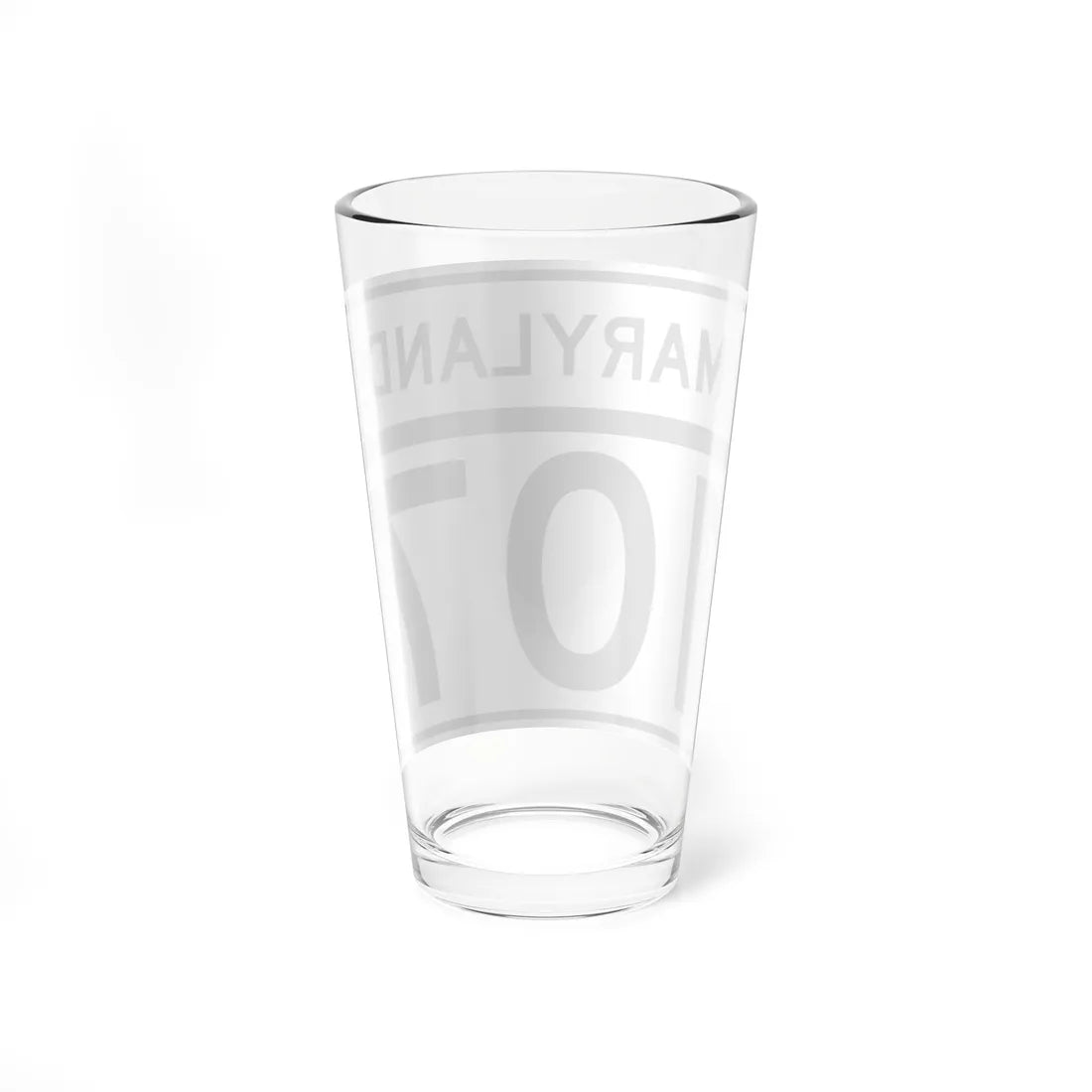 MD Route 107 (Maryland) (Road Sign) Pint Glass 16oz - Go Mug Yourself