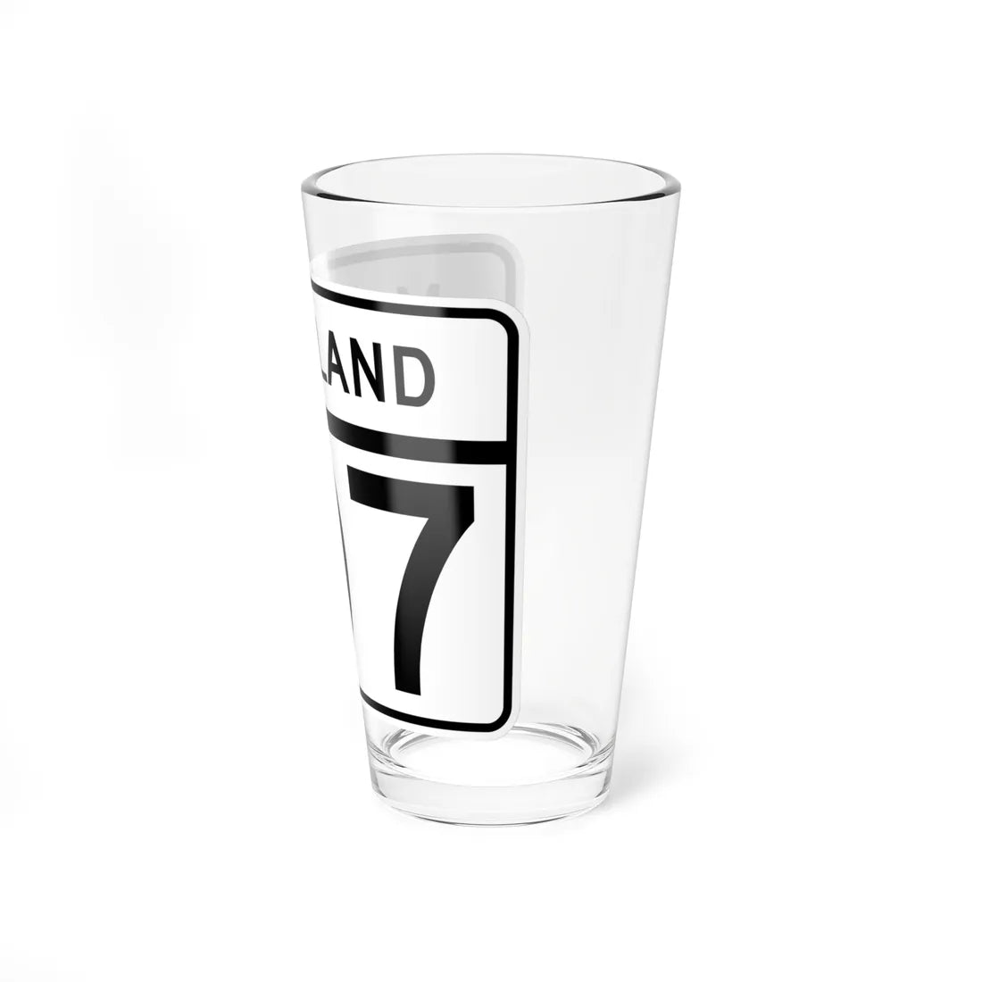 MD Route 107 (Maryland) (Road Sign) Pint Glass 16oz - Go Mug Yourself