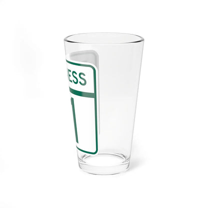 MD Route 11 Business (Maryland) (Road Sign) Pint Glass 16oz - Go Mug Yourself