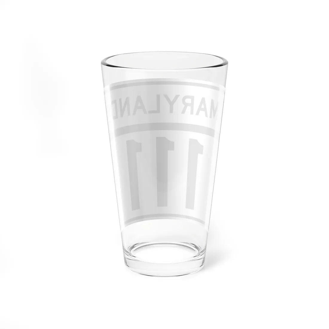MD Route 111 (Maryland) (Road Sign) Pint Glass 16oz - Go Mug Yourself