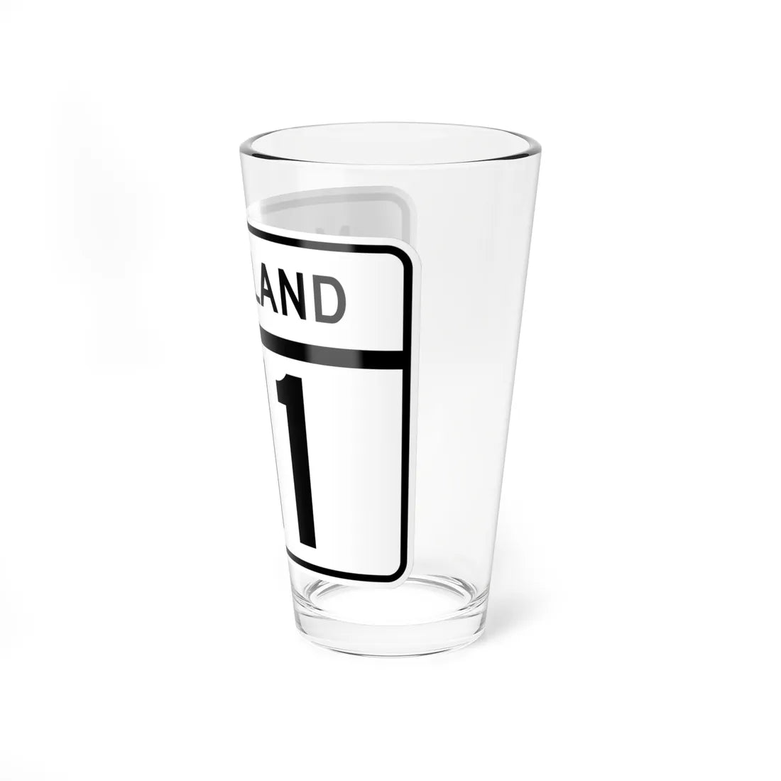 MD Route 111 (Maryland) (Road Sign) Pint Glass 16oz - Go Mug Yourself
