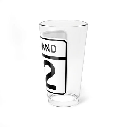 MD Route 112 (Maryland) (Road Sign) Pint Glass 16oz - Go Mug Yourself