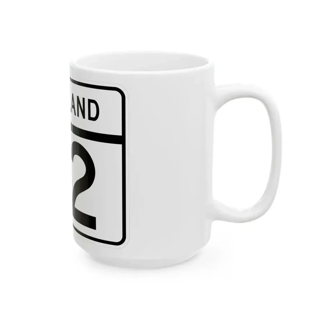 MD Route 112 (Maryland) (Road Sign) White Coffee Mug - Go Mug Yourself