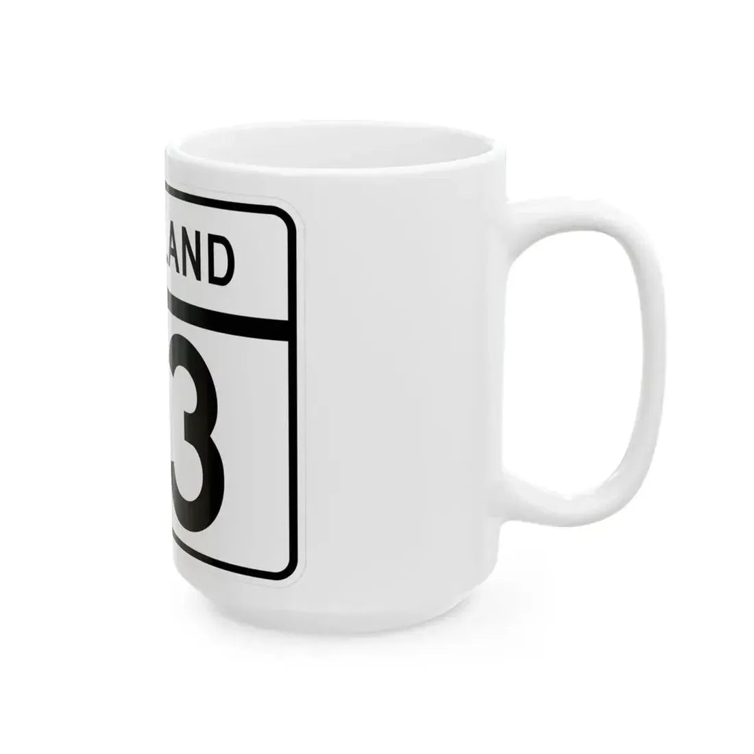 MD Route 113 (Maryland) (Road Sign) White Coffee Mug - Go Mug Yourself