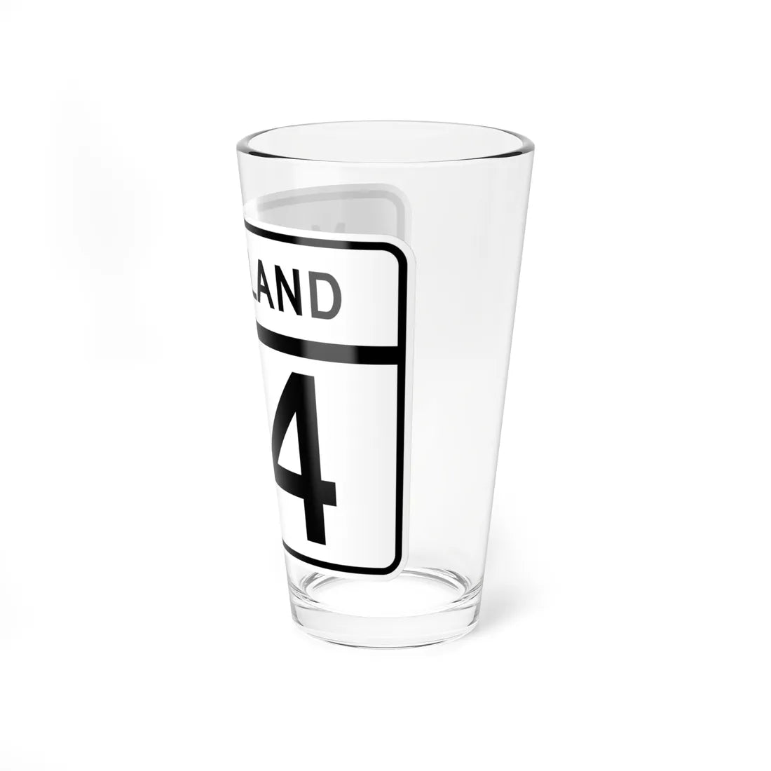 MD Route 114 (Maryland) (Road Sign) Pint Glass 16oz - Go Mug Yourself