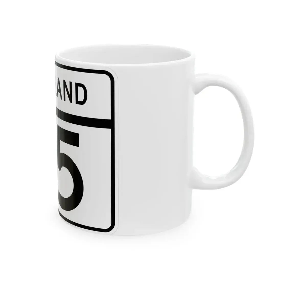 MD Route 115 (Maryland) (Road Sign) White Coffee Mug - Go Mug Yourself