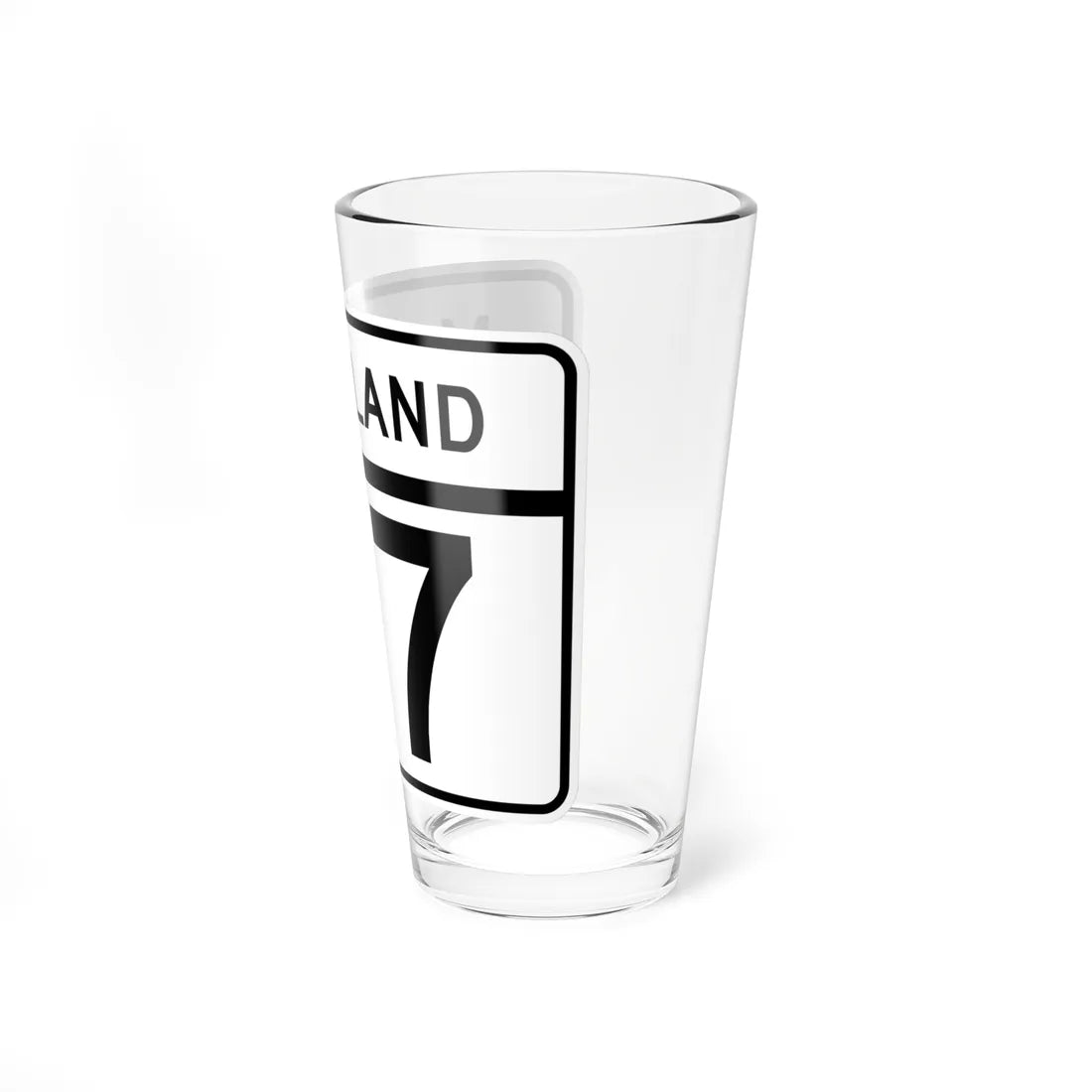 MD Route 117 (Maryland) (Road Sign) Pint Glass 16oz - Go Mug Yourself