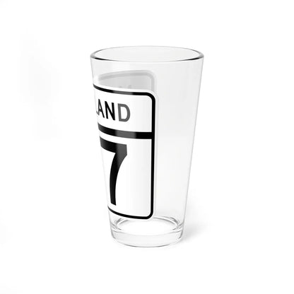MD Route 117 (Maryland) (Road Sign) Pint Glass 16oz - Go Mug Yourself