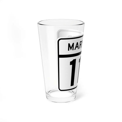 MD Route 117 (Maryland) (Road Sign) Pint Glass 16oz - Go Mug Yourself