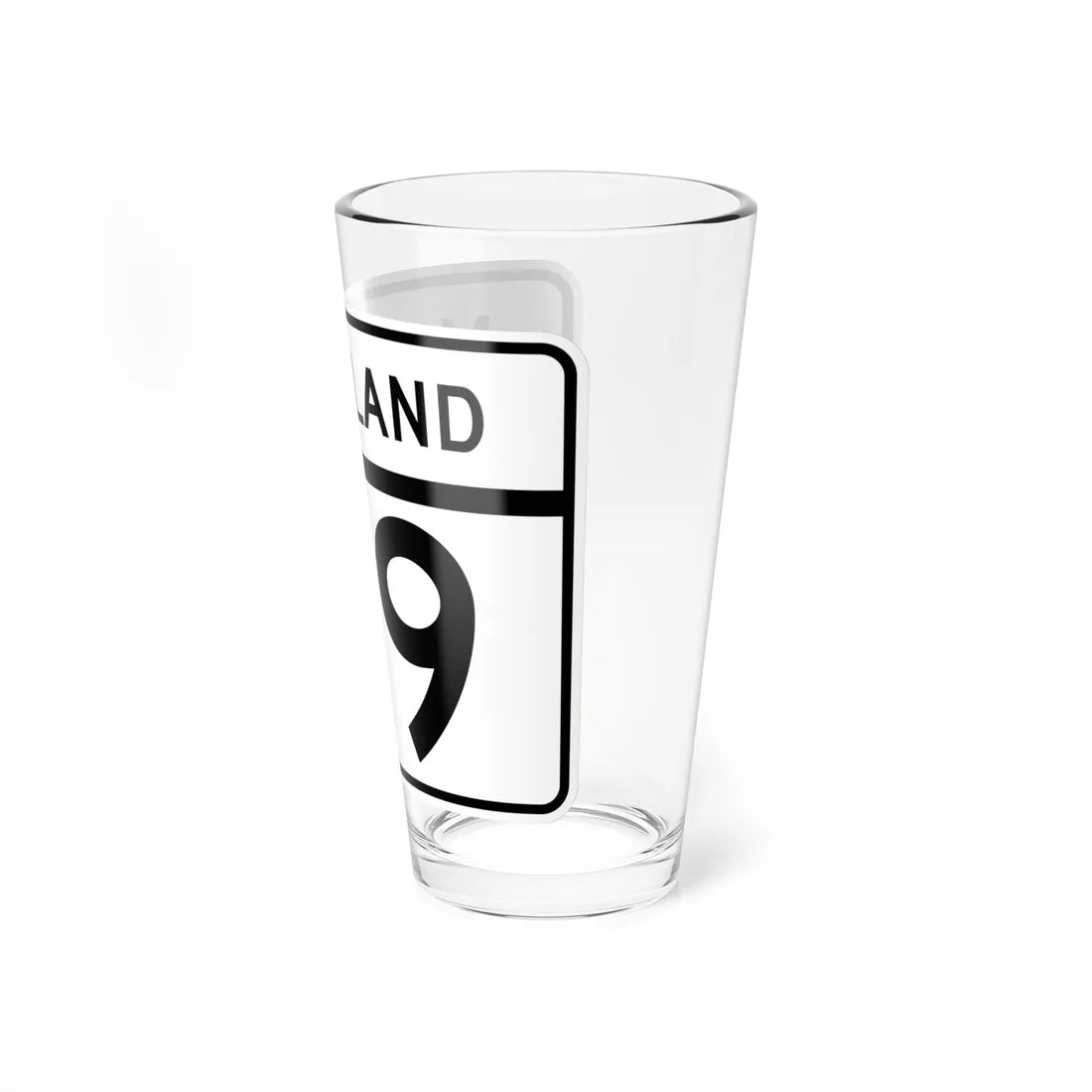 MD Route 119 (Maryland) (Road Sign) Pint Glass 16oz - Go Mug Yourself