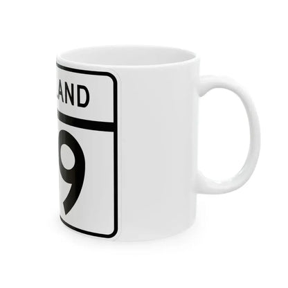 MD Route 119 (Maryland) (Road Sign) White Coffee Mug - Go Mug Yourself