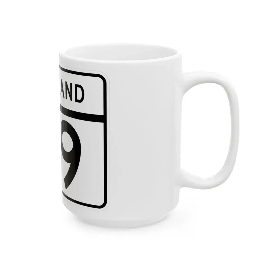 MD Route 119 (Maryland) (Road Sign) White Coffee Mug - Go Mug Yourself