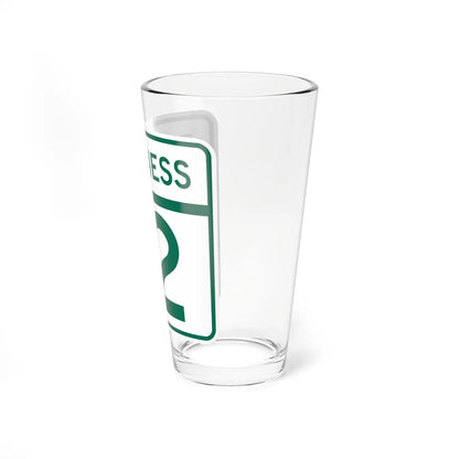 MD Route 12 Business (Maryland) (Road Sign) Pint Glass 16oz - Go Mug Yourself