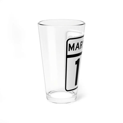 MD Route 12 (Maryland) (Road Sign) Pint Glass 16oz - Go Mug Yourself