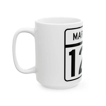MD Route 120 (Maryland) (Road Sign) White Coffee Mug - Go Mug Yourself