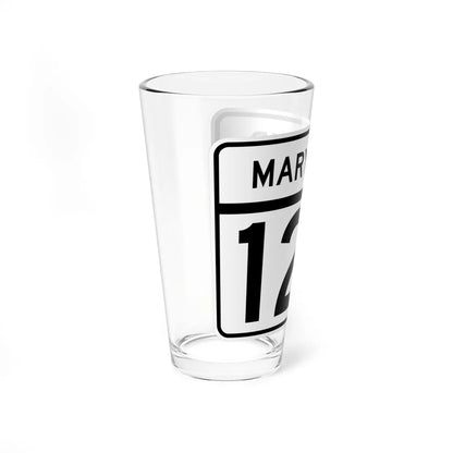MD Route 127 (Maryland) (Road Sign) Pint Glass 16oz - Go Mug Yourself