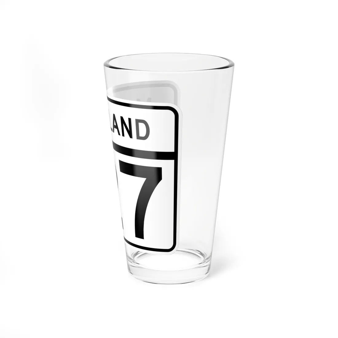 MD Route 127 (Maryland) (Road Sign) Pint Glass 16oz - Go Mug Yourself
