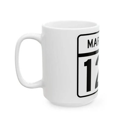 MD Route 127 (Maryland) (Road Sign) White Coffee Mug - Go Mug Yourself