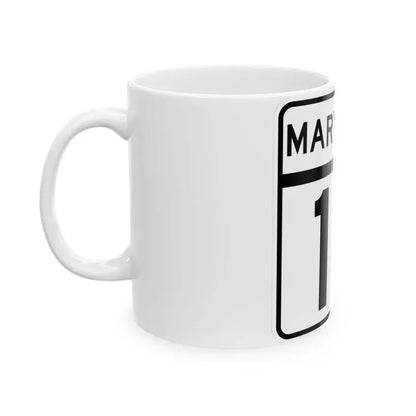 MD Route 13 (Maryland) (Road Sign) White Coffee Mug - Go Mug Yourself