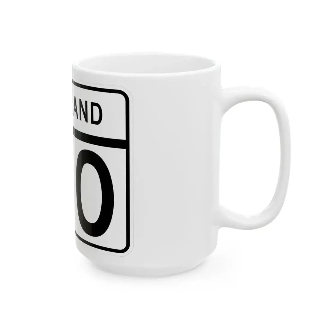 MD Route 130 (Maryland) (Road Sign) White Coffee Mug - Go Mug Yourself